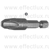 WERA 851/4 A PH Бита для винтов Phillips сверхтвёрдая, с заострёнными гранями наконечника, 1/4" E6.3, PH 4 x 50 мм. WE-160983