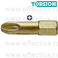 WERA 855/1 TH PZ3 Бита торсионная для винтов Pozidriv, сверхтвёрдая, 1/4" C6.3, PZ 3 x 25 мм. WE-056925