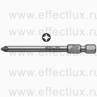 WERA 855/4 Z PZ Бита универсальная для винтов Pozidriv, вязко-твёрдая, 1/4" E6.3, PZ 1 x 70 мм. WE-060027