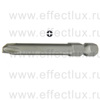WERA 851/4 PH/S Бита для винтов PlusMinus Phillips/шлиц, вязко-твёрдая 1/4" E6.3, # 2 x 70 мм. WE-059721