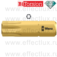 WERA 867/1 TORX® BDC TX40 Бита торсионная для винтов TORX®, алмазное напыление, 1/4" C6.3, TX 40 x 25 мм. WE-066110