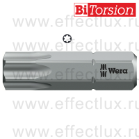 WERA 867/1 TORX® BTZ TX40 Бита торсионная для винтов TORX®, вязко-твёрдая, 1/4" C6.3, TX 40 x 25 мм. WE-066130
