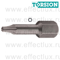WERA 867/1 TORX® TZ TX8 Бита торсионная для винтов TORX®, вязко-твёрдая, 1/4" C6.3, TX 8 x 25 мм. WE-066303