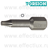 WERA 867/1 TORX® TZ TX9 Бита торсионная для винтов TORX®, вязко-твёрдая, 1/4" C6.3, TX 9 x 25 мм. WE-066304