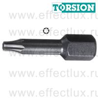 WERA 867/1 TORX® TZ TX10 Бита торсионная для винтов TORX®, вязко-твёрдая, 1/4" C6.3, TX 10 x 25 мм. WE-066305