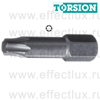 WERA 867/1 TORX® TZ TX25 Бита торсионная для винтов TORX®, вязко-твёрдая, 1/4" C6.3, TX 25 x 25 мм. WE-066312