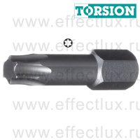 WERA 867/1 TORX® TZ TX27 Бита торсионная для винтов TORX®, вязко-твёрдая, 1/4" C6.3, TX 27 x 25 мм. WE-066313