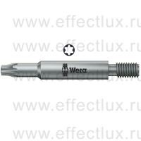 WERA 867/12 TORX® TX20 Бита универсальная для винтов TORX® вязко-твёрдая, хвостовик с резьбой M 5, TX 20 x 45 мм. WE-064155