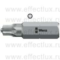 WERA 867/1 ZA TORX® TX20 Бита с цапфой для винтов с профилем TORX® вязко-твёрдая, 1/4" C6.3, TX 20 x 25 мм. WE-066082