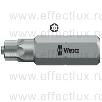 WERA 867/1 ZA TORX® TX25 Бита с цапфой для винтов с профилем TORX® вязко-твёрдая, 1/4" C6.3, TX 25 x 25 мм. WE-066083
