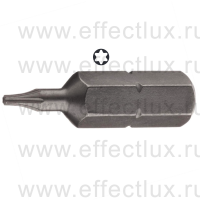 WERA 867/1 Z TORX® TX4 Бита универсальная для винтов TORX®, 1/4" C6.3, TX 4 x 25 мм. WE-135143