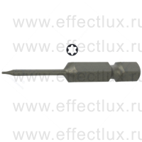 WERA 867/4 Z TORX® TX1 Бита универсальная для винтов TORX®, вязко-твёрдая, 1/4" E6.3, TX 1 x 50 мм. WE-135200