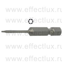 WERA 867/4 Z TORX® TX3 Бита универсальная для винтов TORX®, вязко-твёрдая, 1/4" E6.3, TX 3 x 50 мм. WE-135202