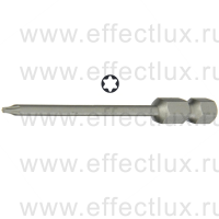 WERA 867/4 Z TORX® TX6-70 Бита универсальная для винтов TORX®, вязко-твёрдая, 1/4" E6.3, TX 6 x 70 мм. WE-134740