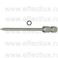 WERA 867/4 Z TORX® TX6-89 Бита универсальная для винтов TORX®, вязко-твёрдая, 1/4" E6.3, TX 6 x 89 мм. WE-332600