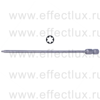 WERA 867/4 Z TORX® TX6-152 Бита универсальная для винтов TORX®, вязко-твёрдая, 1/4" E6.3, TX 6 x 152 мм. WE-328448