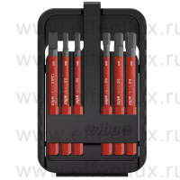 WIHA 2831 Набор: биты VDE SoftFinish® electric slimVario® Schlitz, HEX, 6 предметов WI-45803