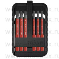 WIHA 2831 Набор: биты VDE SoftFinish® electric slimVario® Schlitz, Phillips, Pozidriv PlusMinus, TORX®, 6 предметов WI-45804