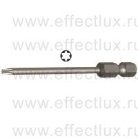 WERA 867/4 Z TORX® TX8-70 Бита универсальная для винтов TORX®, вязко-твёрдая, 1/4" E6.3, TX 8 x 70 мм. WE-060098