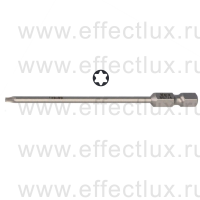WERA 867/4 Z TORX® TX8-89 Бита универсальная для винтов TORX®, вязко-твёрдая, 1/4" E6.3, TX 8 x 89 мм. WE-060185
