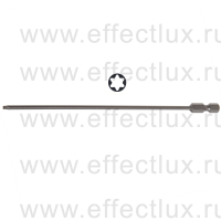 WERA 867/4 Z TORX® TX8-152 Бита универсальная для винтов TORX®, вязко-твёрдая, 1/4" E6.3, TX 8 x 152 мм. WE-060195