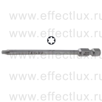WERA 867/4 Z TORX® TX9-89 Бита универсальная для винтов TORX®, вязко-твёрдая, 1/4" E6.3, TX 9 x 89 мм. WE-060193
