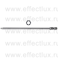 WERA 867/4 Z TORX® TX9-152 Бита универсальная для винтов TORX®, вязко-твёрдая, 1/4" E6.3, TX 9 x 152 мм. WE-060194