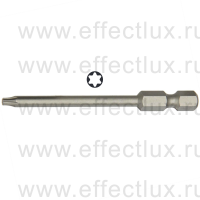 WERA 867/4 Z TORX® TX10-70 Бита универсальная для винтов TORX®, вязко-твёрдая, 1/4" E6.3, TX 10 x 70 мм. WE-060100
