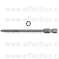 WERA 867/4 Z TORX® TX10-89 Бита универсальная для винтов TORX®, вязко-твёрдая, 1/4" E6.3, TX 10 x 89 мм. WE-060186