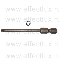 WERA 867/4 Z TORX® TX15-70 Бита универсальная для винтов TORX®, вязко-твёрдая, 1/4" E6.3, TX 15 x 70 мм. WE-060105