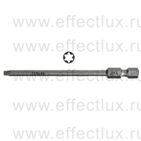 WERA 867/4 Z TORX® TX15-89 Бита универсальная для винтов TORX®, вязко-твёрдая, 1/4" E6.3, TX 15 x 89 мм. WE-060187