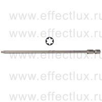 WERA 867/4 Z TORX® TX15-152 Бита универсальная для винтов TORX®, вязко-твёрдая, 1/4" E6.3, TX 15 x 152 мм. WE-060197