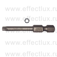 WERA 867/4 Z TORX® TX20-50 Бита универсальная для винтов TORX®, вязко-твёрдая, 1/4" E6.3, TX 20 x 50 мм. WE-060134