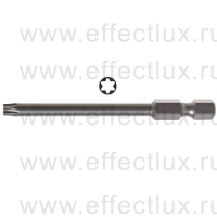 WERA 867/4 Z TORX® TX20-70 Бита универсальная для винтов TORX®, вязко-твёрдая, 1/4" E6.3, TX 20 x 70 мм. WE-060110