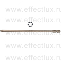 WERA 867/4 Z TORX® TX20-152 Бита универсальная для винтов TORX®, вязко-твёрдая, 1/4" E6.3, TX 20 x 152 мм. WE-060198