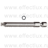 WERA 867/4 Z TORX® TX27-70 Бита универсальная для винтов TORX®, вязко-твёрдая, 1/4" E6.3, TX 27 x 70 мм. WE-060120