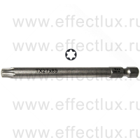 WERA 867/4 Z TORX® TX27-89 Бита универсальная для винтов TORX®, вязко-твёрдая, 1/4" E6.3, TX 27 x 89 мм. WE-060190