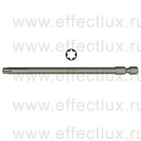 WERA 867/4 Z TORX® TX30-152 Бита универсальная для винтов TORX®, вязко-твёрдая, 1/4" E6.3, TX 30 x 152 мм. WE-060201