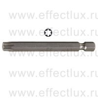 WERA 867/4 Z TORX® TX40-70 Бита универсальная для винтов TORX®, вязко-твёрдая, 1/4" E6.3, TX 40 x 70 мм. WE-060130