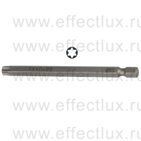 WERA 867/4 Z TORX® TX40-89 Бита универсальная для винтов TORX®, вязко-твёрдая, 1/4" E6.3, TX 40 x 89 мм. WE-060192