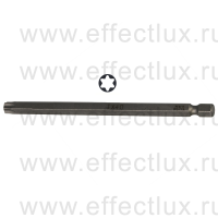 WERA 867/4 Z TORX® TX40-152 Бита универсальная для винтов TORX®, вязко-твёрдая, 1/4" E6.3, TX 40 x 152 мм. WE-060202
