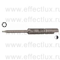 WERA 867/9 C TORX® TX2 Бита для винтов TORX® твёрдое исполнение, с хвостовиком Halfmoon 4 мм., TX 2 x 44 мм. WE-135221