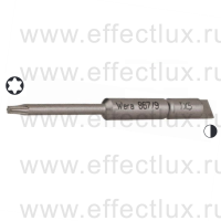 WERA 867/9 C TORX® TX5 Бита для винтов TORX® твёрдое исполнение, с хвостовиком Halfmoon 4 мм., TX 5 x 44 мм. WE-200496