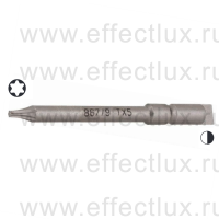 WERA 867/9 C TORX® TX5 Бита для винтов TORX® твёрдое исполнение, с хвостовиком Halfmoon 4 мм., TX 5 x 44 мм. WE-345351