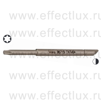 WERA 867/9 C TORX® TX7-64 Бита для винтов TORX® твёрдое исполнение, с хвостовиком Halfmoon 4 мм., TX 7 x 64 мм. WE-345035