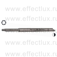 WERA 867/9 C TORX® TX8-70 Бита для винтов TORX® твёрдое исполнение, с хвостовиком Halfmoon 4 мм., TX 8 x 70 мм. WE-332609