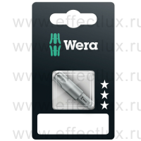 WERA 867/1 Z SB SiS TX50 Бита универсальная в SB упаковке для винтов TORX®, вязко-твёрдая, 1/4" C6.3, 1 х TX 50 x 35 мм. WE-073346