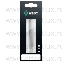 WERA 867/4 Z TORX® Бита универсальная в SB упаковке для винтов TORX®, вязко-твёрдая, 1/4" E6.3, 1xTX40x89 мм. WE-073531