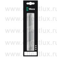 WERA 867/4 Z TORX® Бита универсальная в SB упаковке для винтов TORX®, вязко-твёрдая, 1/4" E6.3, 1xTX40x152 мм. WE-136316