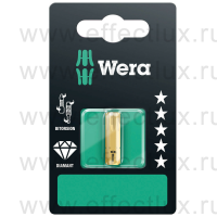 WERA 867/1 BDC SB SiS TX40 Бита торсионная для винтов с профилем TORX® в SB упаковке, алмазное напыление, 1/4" C6.3, TX 40 x 25 мм. WE-134379